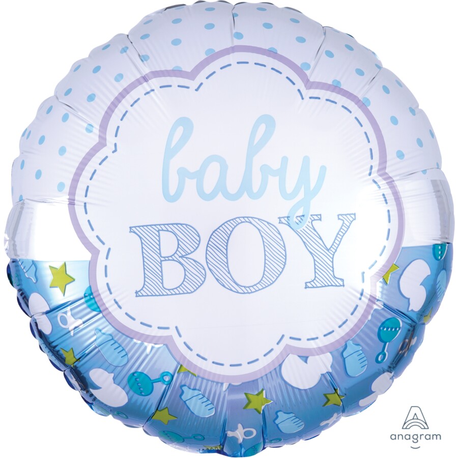 Foil Helium Balloon - Baby Boy
